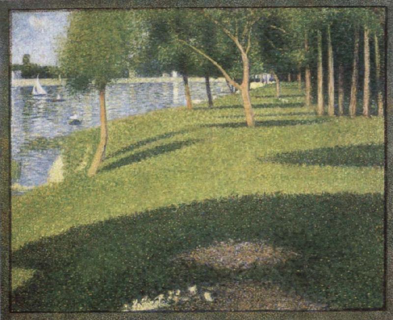 Georges Seurat A Sunday Afternoon at the lle de la Grande Jatte oil painting image